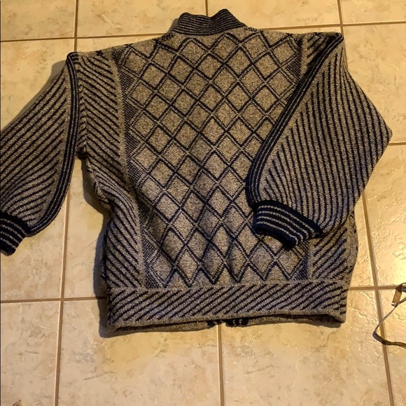 Jason Younger Shetland wool cardigan - Picture 5 of 6